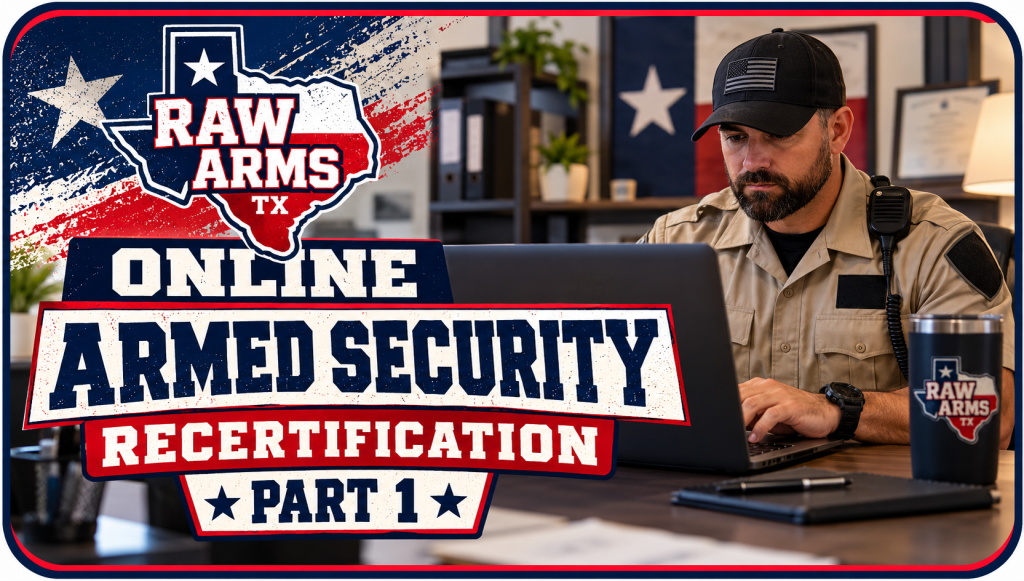 Armed Security Recertification Class Pt 1